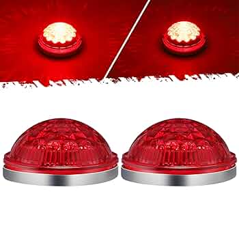 Amazon.com: Partsam 2Pcs 17LED Red Watermelon Lights Side